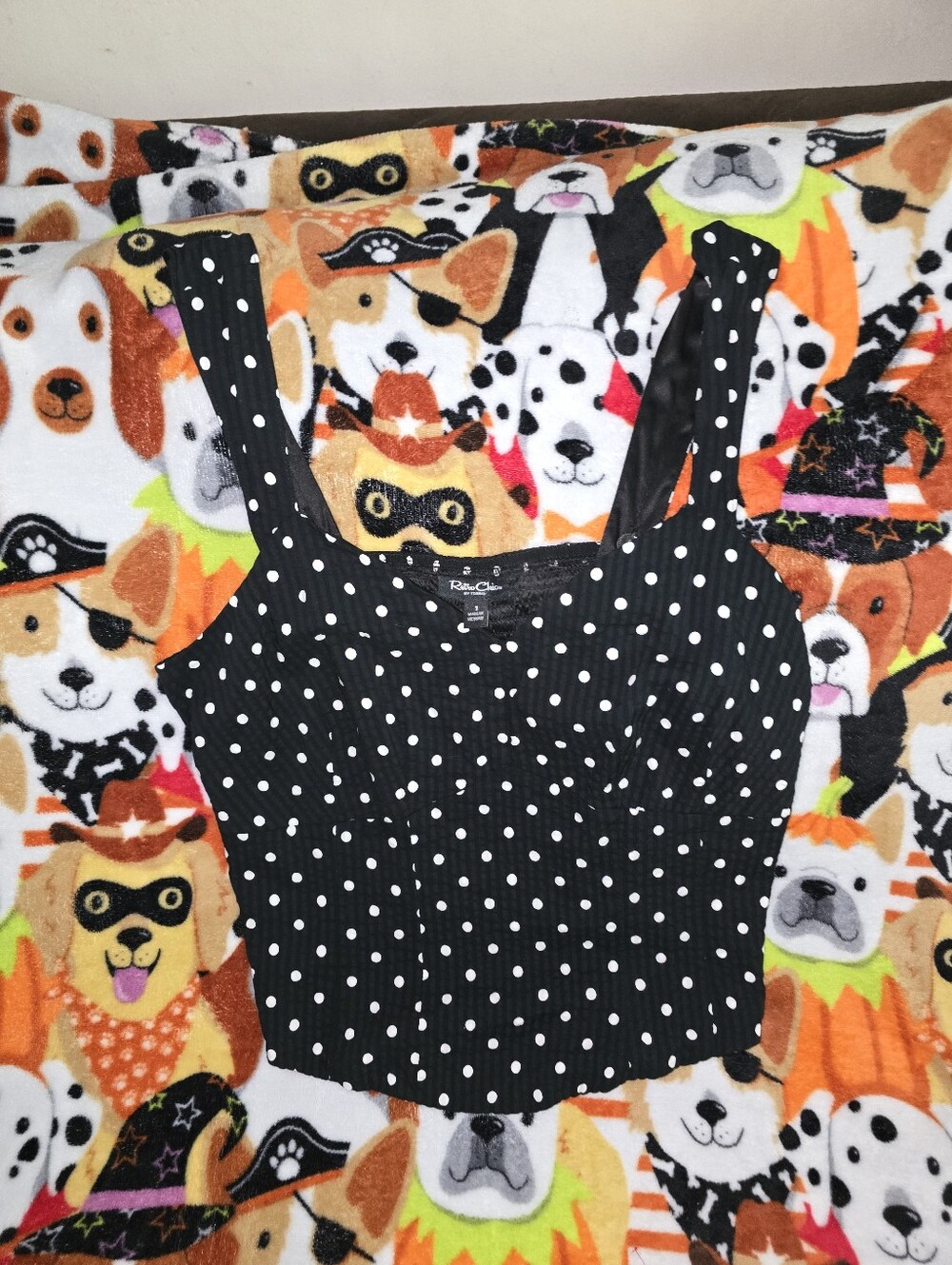 Torrid Retro Chic Polka Dot Cropped Cami 1x